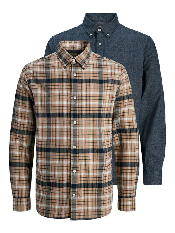 jack & jones Jack & Jones Set košulja﻿ Blubarkley 12294328 Bež Regular Fit