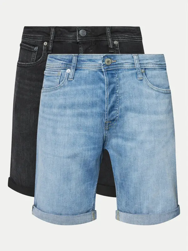 jack & jones Jack & Jones Set kratkih hlača od trapera﻿ Rick 12257109 Šarena Regular Fit