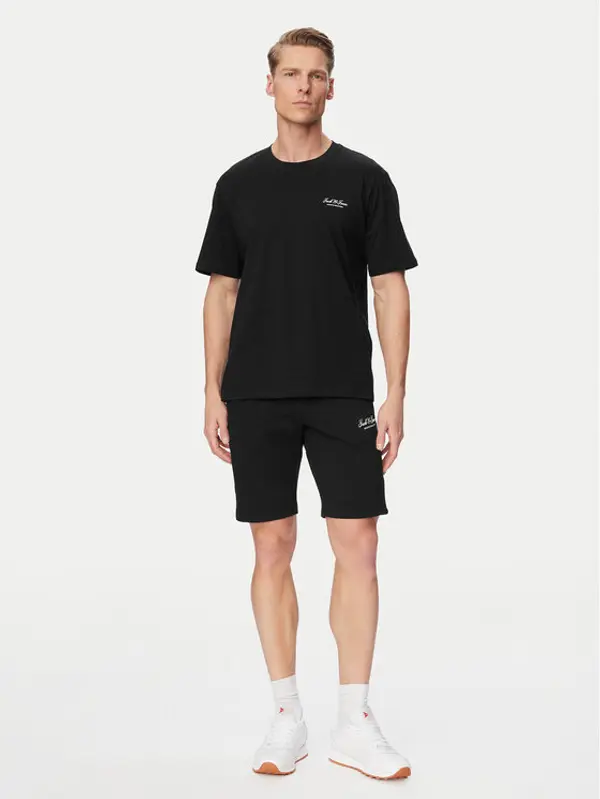 jack & jones Jack & Jones Set majica i hlače Archive 12297642 Crna Relaxed Fit
