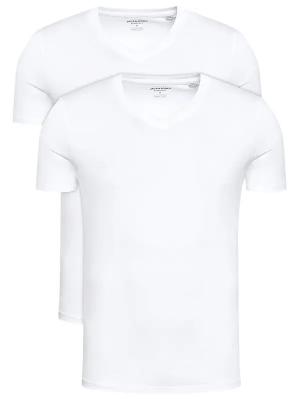 jack & jones Jack & Jones Set t-shirt majica﻿ Basic 12133914 Bijela Regular Fit