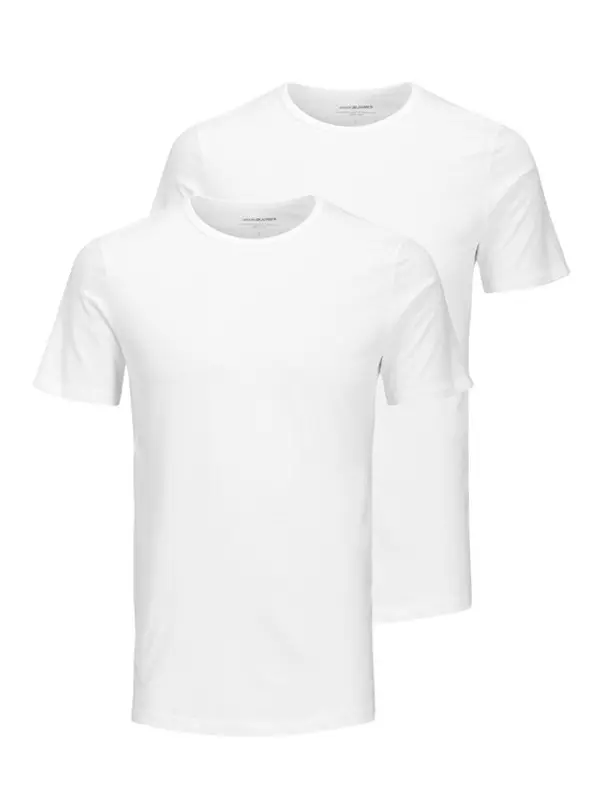 jack & jones Jack & Jones Set t-shirt majica﻿ Basic Crew Neck 12133913 Bijela Regular Fit