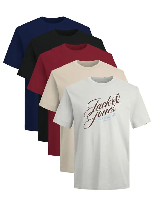 jack & jones Jack & Jones Set t-shirt majica﻿ Inwood 12291656 Šarena Regular Fit