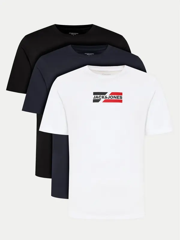 jack & jones Jack & Jones Set t-shirt majica﻿ JJecorp Graphic Tee 12277755 Šarena Regular Fit