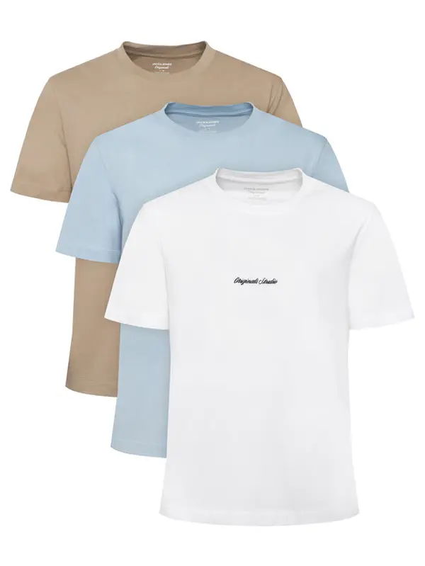 jack & jones Jack & Jones Set t-shirt majica﻿ Jornorrebro Emb 12305109 Šarena Regular Fit