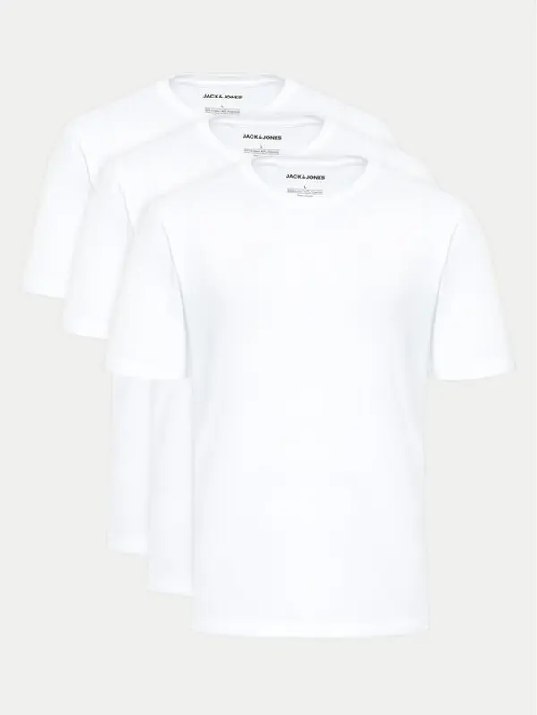 jack & jones Jack & Jones Set t-shirt majica﻿ Under 12248076 Bijela Standard Fit