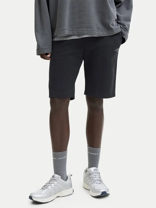 jack & jones Jack & Jones Sportske kratke hlače Gordon College 12289726 Crna Regular Fit