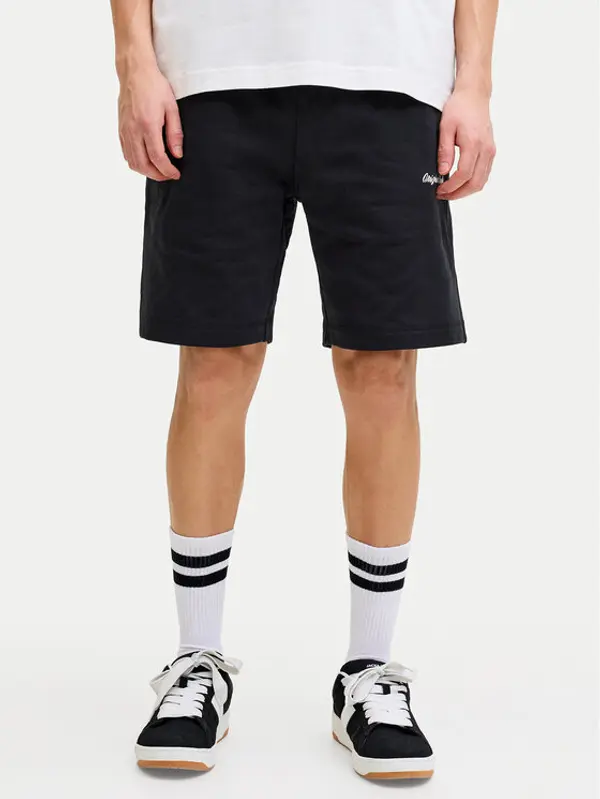 jack & jones Jack & Jones Sportske kratke hlače Karl Norrebro 12292565 Crna Regular Fit