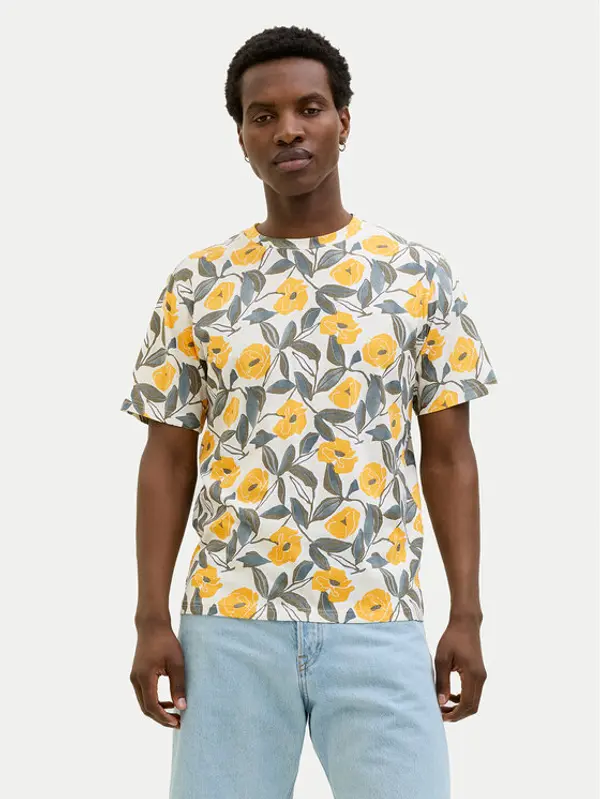 jack & jones Jack & Jones T-shirt Almeria 12276912 Bež Regular Fit