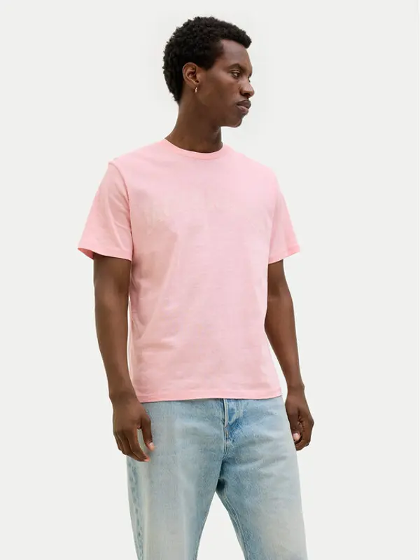 jack & jones Jack & Jones T-shirt Almeria 12276962 Ružičasta Regular Fit