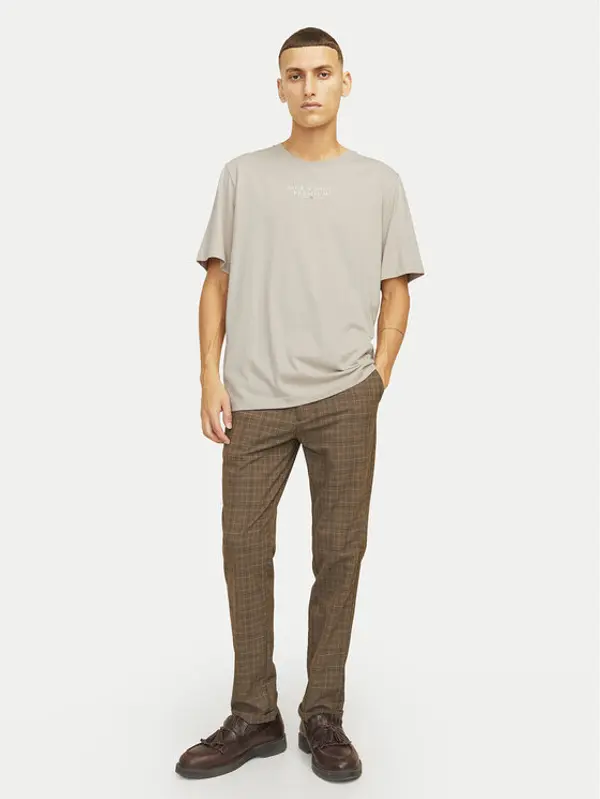 jack & jones Jack & Jones T-shirt Archie 12217167 Bež Regular Fit
