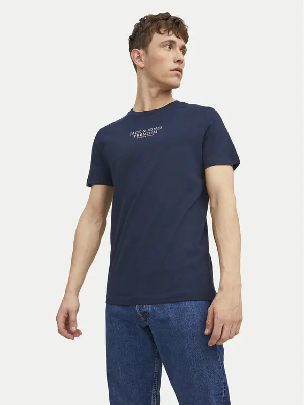 jack & jones Jack & Jones T-shirt Archie 12217167 Tamnoplava Regular Fit