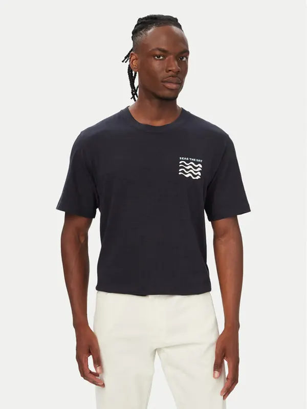 jack & jones Jack & Jones T-shirt Blajake 12294944 Tamnoplava Relaxed Fit