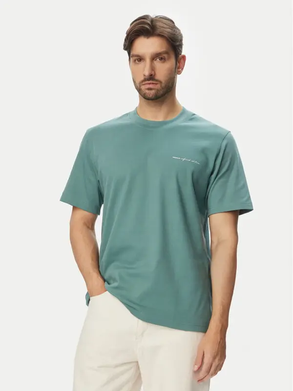 jack & jones Jack & Jones T-shirt Blaowen Ss 12292397 Zelena Regular Fit