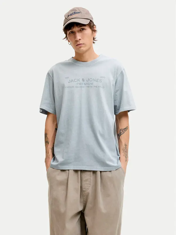 jack & jones Jack & Jones T-shirt Blucaleb 12293014 Svijetloplava Regular Fit