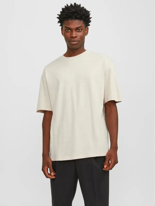 jack & jones Jack & Jones T-shirt Bradley 12249319 Bež Regular Fit
