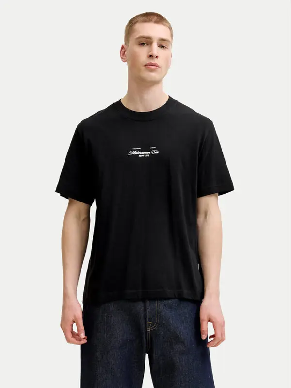 jack & jones Jack & Jones T-shirt Cassis 12295050 Crna Regular Fit