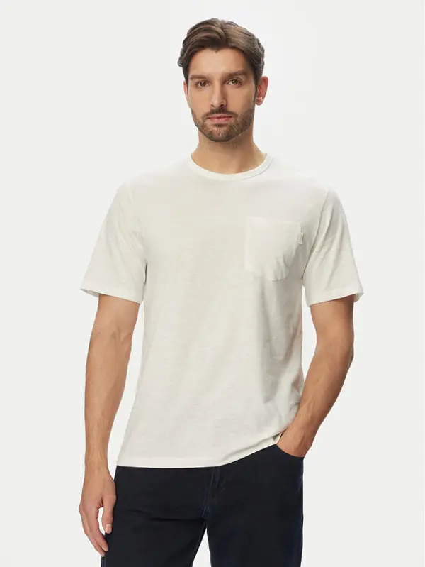 jack & jones Jack & Jones T-shirt Cassis 12295066 Krem Regular Fit