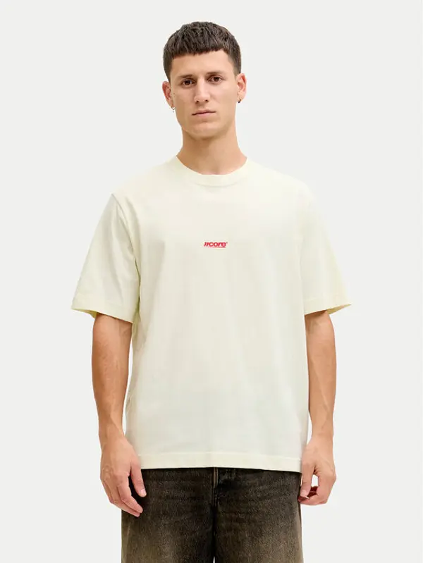 jack & jones Jack & Jones T-shirt Club 12289842 Žuta Relaxed Fit