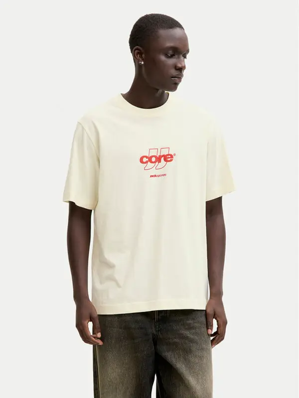 jack & jones Jack & Jones T-shirt Club 12289868 Žuta Relaxed Fit