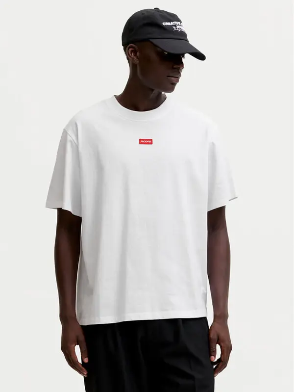 jack & jones Jack & Jones T-shirt Club Badge 12295036 Bijela Regular Fit