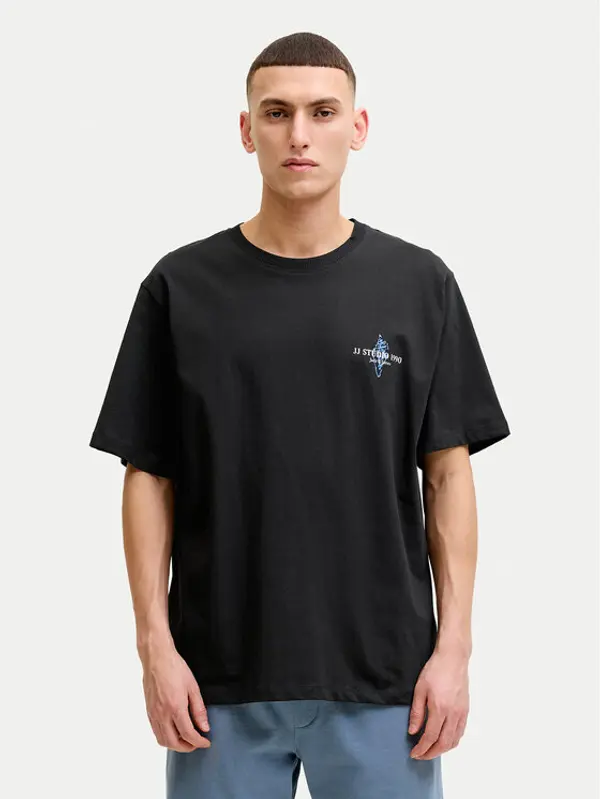 jack & jones Jack & Jones T-shirt Corals Tee 12288345 Crna Regular Fit