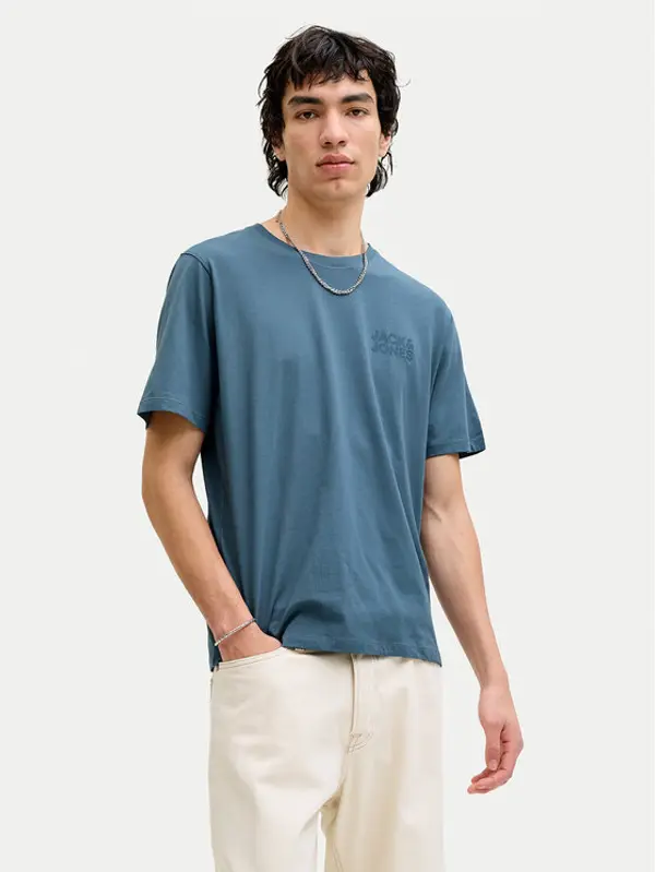jack & jones Jack & Jones T-shirt Corp 12151955 Plava Regular Fit