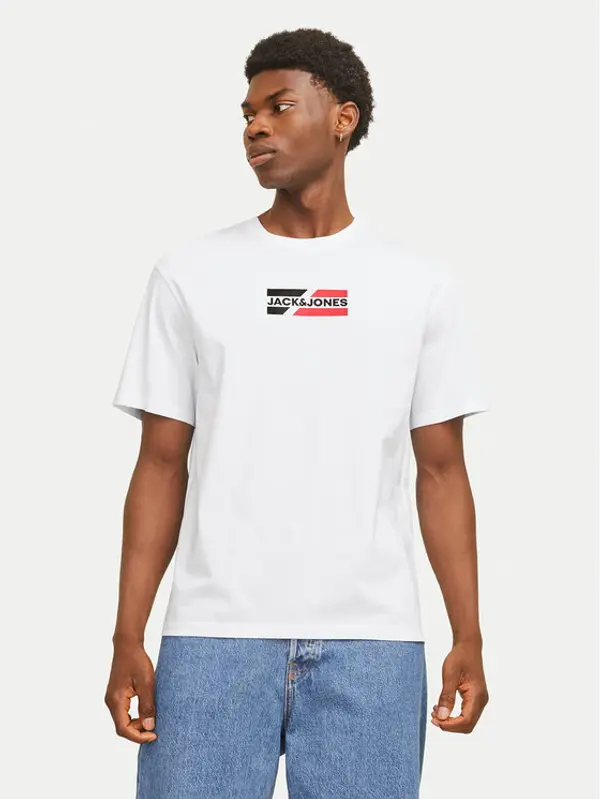 jack & jones Jack & Jones T-shirt Corp Graphic 12268415 Bijela Regular Fit