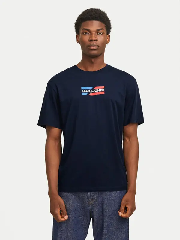 jack & jones Jack & Jones T-shirt Corp Graphic 12268415 Tamnoplava Regular Fit