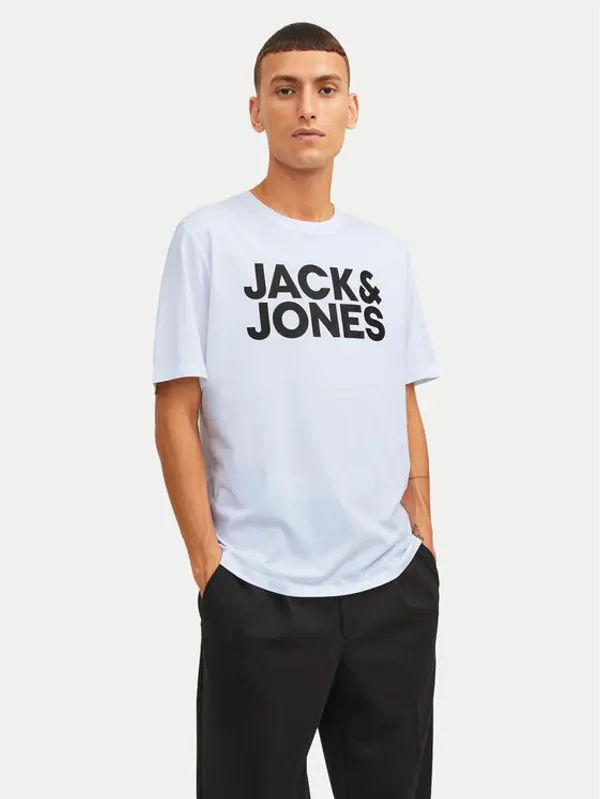 jack & jones Jack & Jones T-shirt Corp Logo 12151955 Bijela Standard Fit