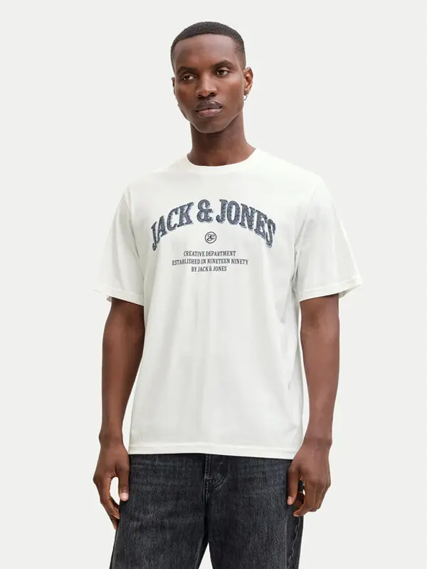 jack & jones Jack & Jones T-shirt Denver 12291213 Bijela Relaxed Fit