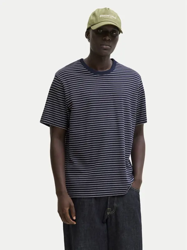 jack & jones Jack & Jones T-shirt Dover 12288015 Tamnoplava Relaxed Fit