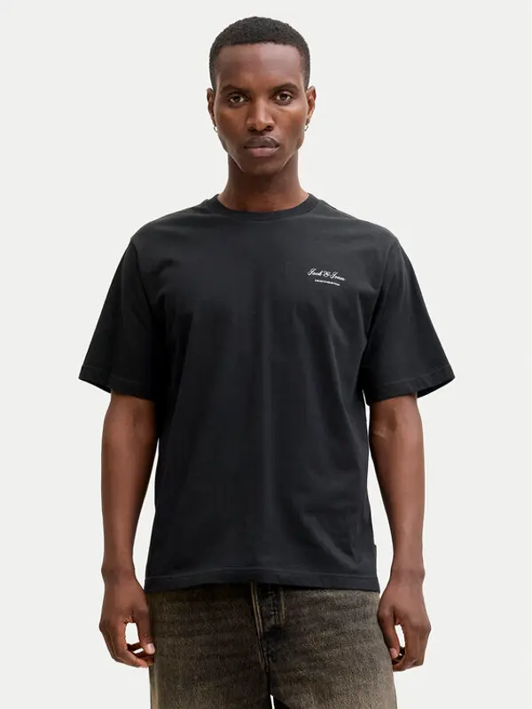 jack & jones Jack & Jones T-shirt Earchive 12287990 Crna Regular Fit