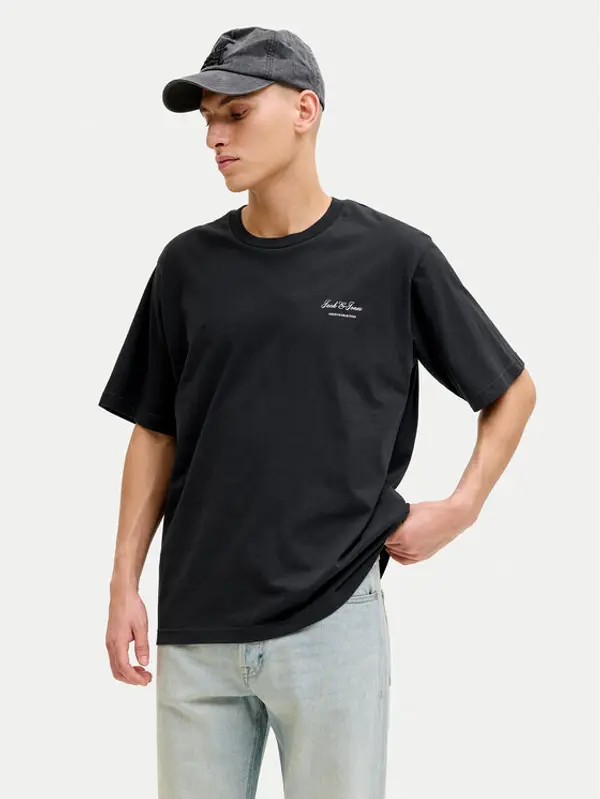 jack & jones Jack & Jones T-shirt Earchive 12297647 Crna Regular Fit