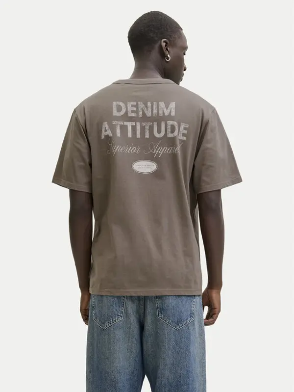 jack & jones Jack & Jones T-shirt Edover 12288005 Smeđa Regular Fit
