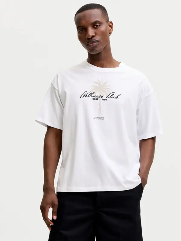 jack & jones Jack & Jones T-shirt Eterna 12295526 Bijela Regular Fit