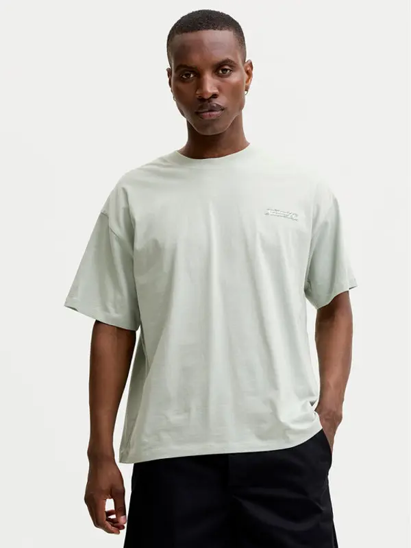 jack & jones Jack & Jones T-shirt Eterna 12295544 Siva Loose Fit