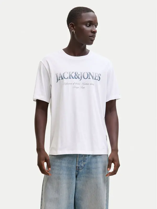 jack & jones Jack & Jones T-shirt Evin 12290173 Bijela Regular Fit