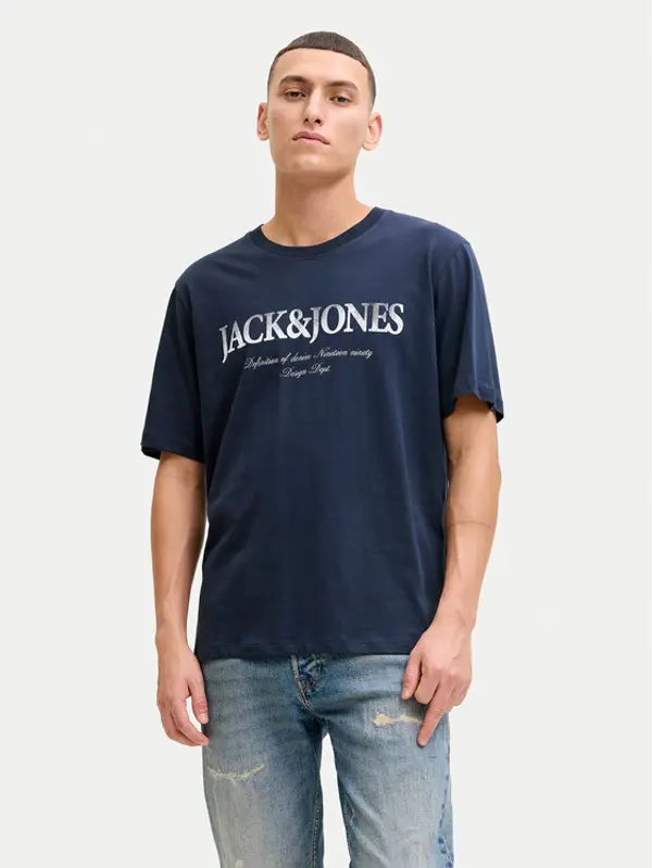 jack & jones Jack & Jones T-shirt Evin 12290173 Plava Regular Fit