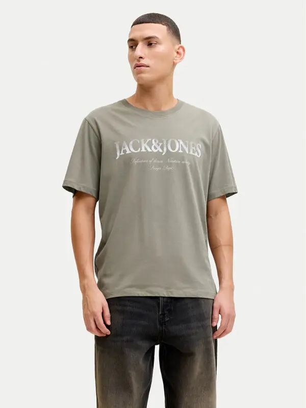 jack & jones Jack & Jones T-shirt Evin 12290173 Siva Regular Fit