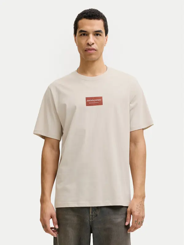 jack & jones Jack & Jones T-shirt Frank 12288092 Bež Relaxed Fit