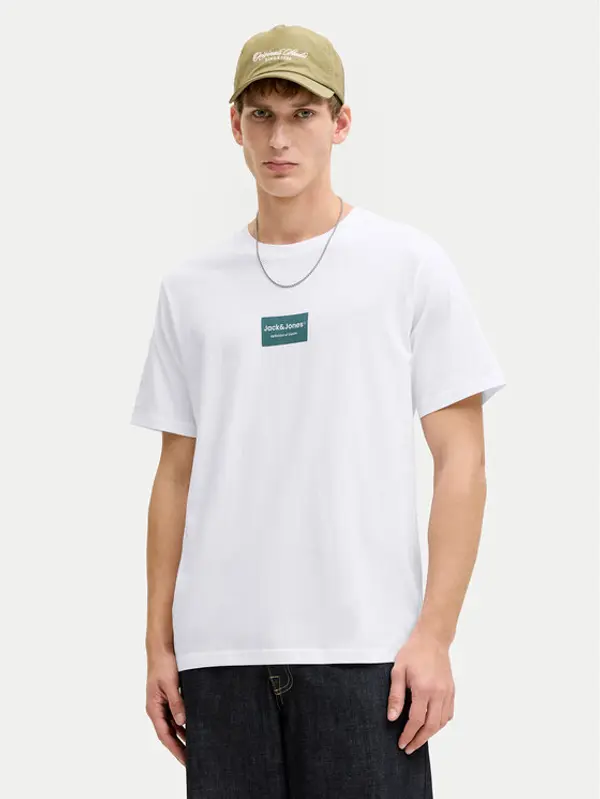 jack & jones Jack & Jones T-shirt Frank 12288092 Bijela Relaxed Fit