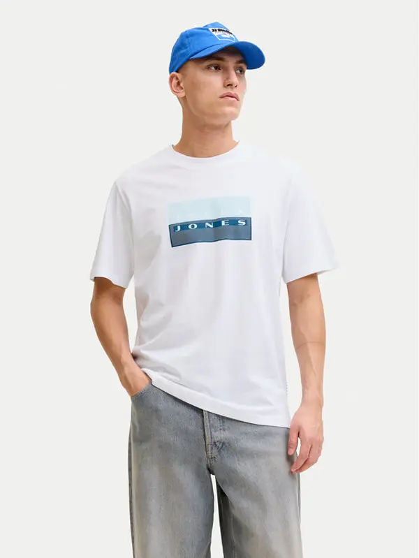jack & jones Jack & Jones T-shirt Fusion 12289863 Bijela Regular Fit