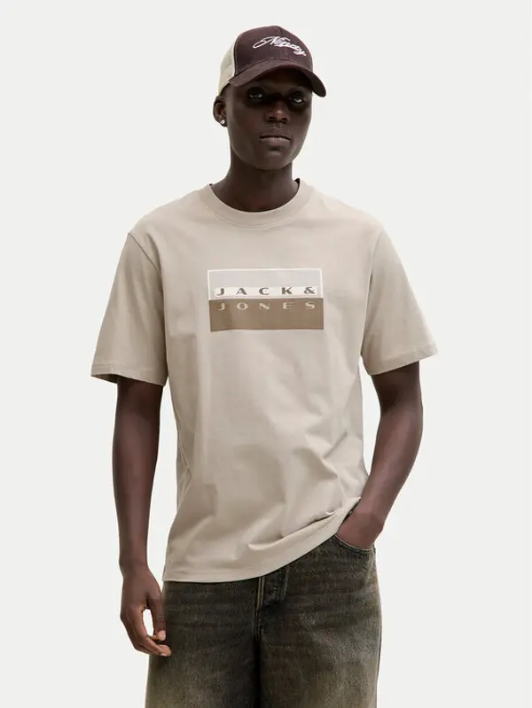 jack & jones Jack & Jones T-shirt Fusion 12289863 Siva Regular Fit