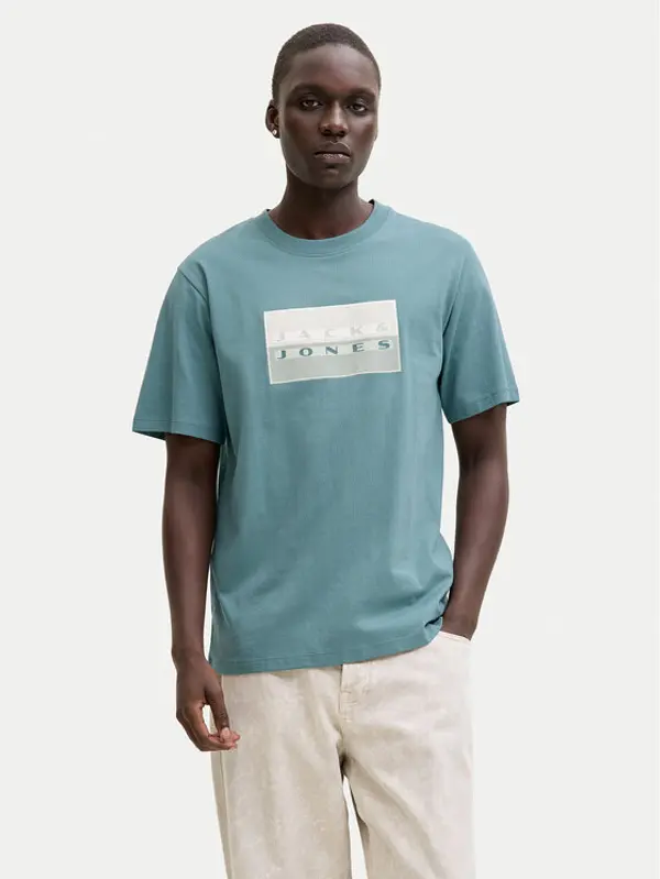 jack & jones Jack & Jones T-shirt Fusion 12289863 Zelena Regular Fit