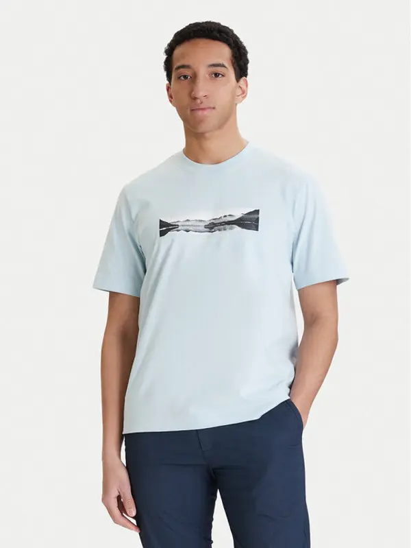 jack & jones Jack & Jones T-shirt Fusion 12289870 Svijetlo plava Relaxed Fit