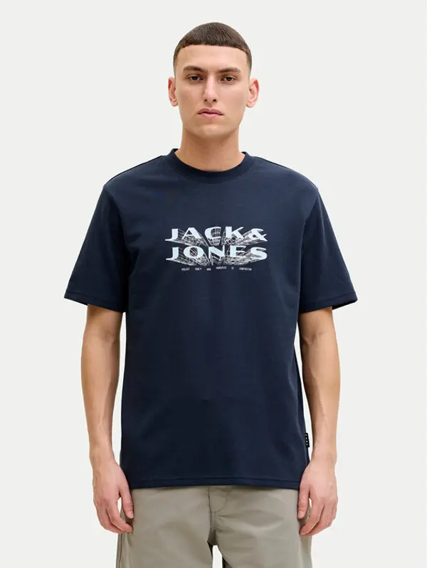 jack & jones Jack & Jones T-shirt Fusion 12289880 Plava Regular Fit