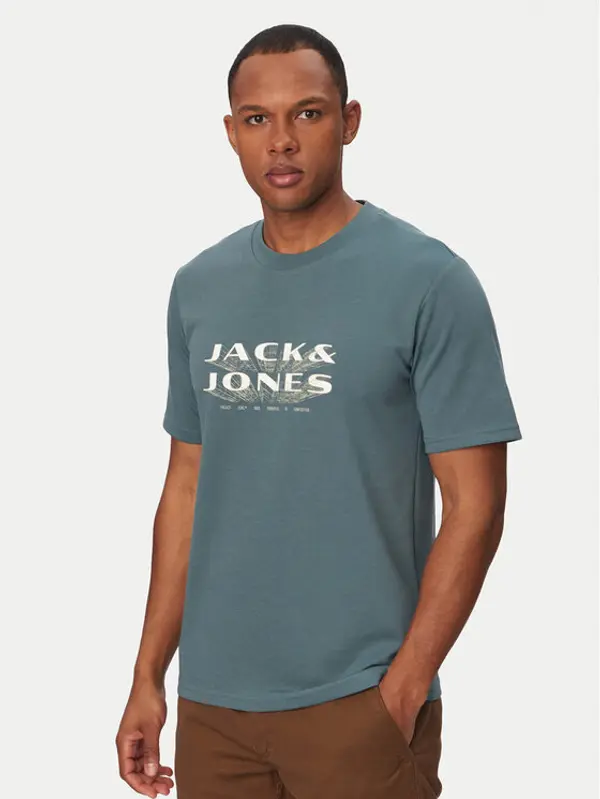 jack & jones Jack & Jones T-shirt Fusion 12289880 Zelena Regular Fit
