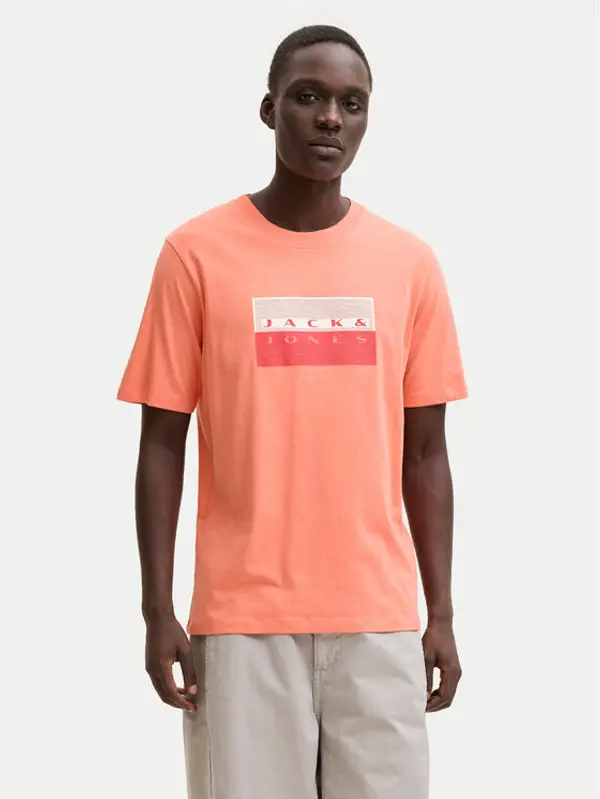 jack & jones Jack & Jones T-shirt Fusion Dots 12289863 Ružičasta Regular Fit