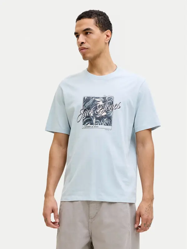 jack & jones Jack & Jones T-shirt Honolulu 12288088 Svijetloplava Regular Fit