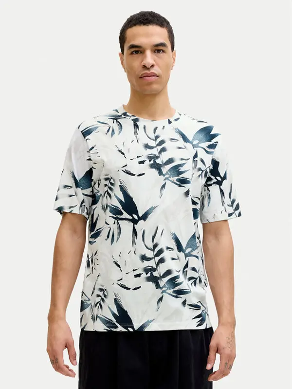 jack & jones Jack & Jones T-shirt Honolulu 12288089 Bijela Regular Fit